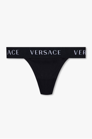 Thong with logo od Versace